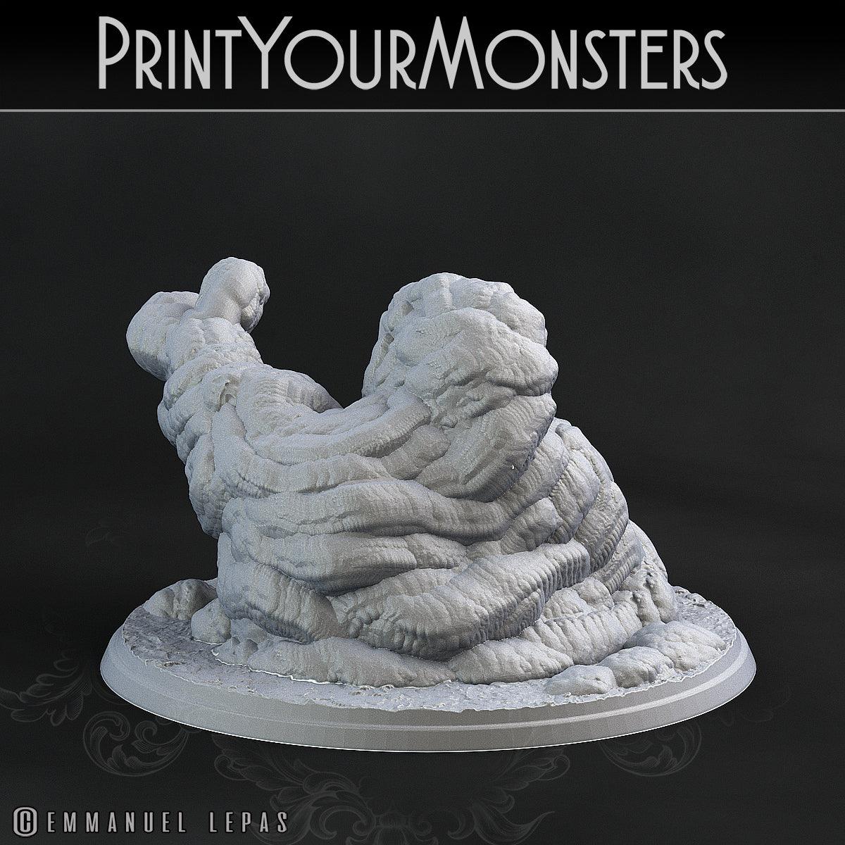 3D Printed Print Your Monsters Clay Golems - Total Golems 28mm - 32mm D&D Wargaming - 3D Printing Boss 