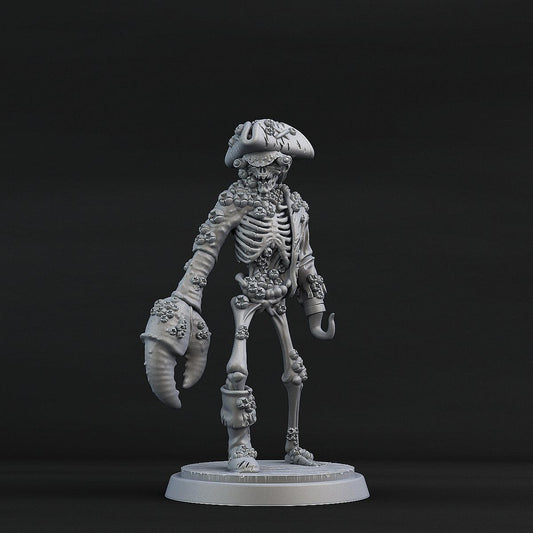 3D Printed Print Your Monsters Crab Pirate Set 28mm - 32mm D&D Wargaming - 3D Printing Boss 