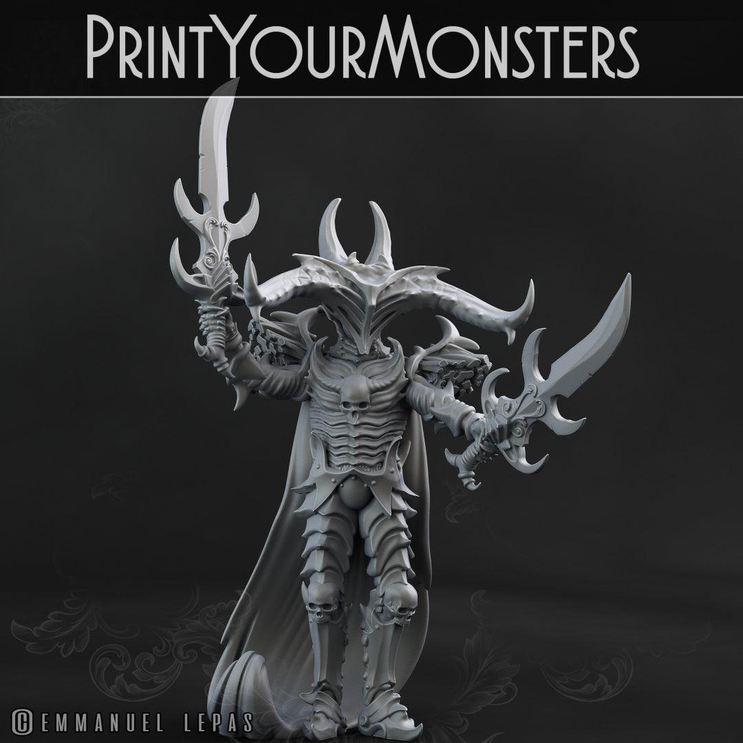 3D Printed Print Your Monsters Dark Elves Full Army Set 28mm - 32mm D&D Wargaming - 3D Printing Boss 