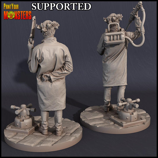 3D Printed Print Your Monsters Dr. Richler Horrifying Laboratory Pack 28mm - 32mm D&D Wargaming - 3D Printing Boss 