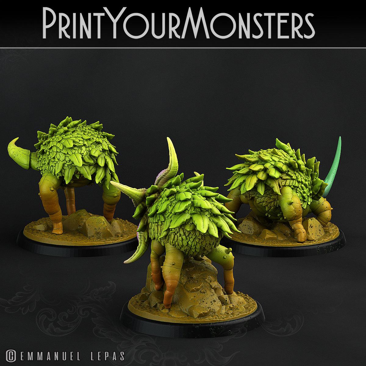 3D Printed Print Your Monsters Dragonfruits Carniflora Jungle Predators 28mm - 32mm D&D Wargaming - 3D Printing Boss 