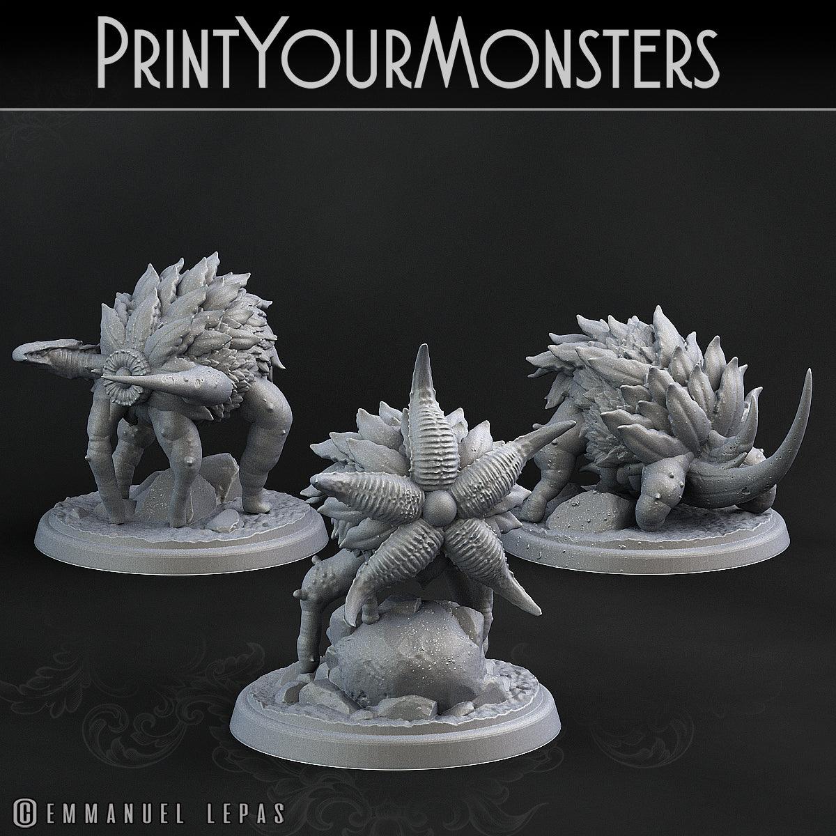 3D Printed Print Your Monsters Dragonfruits Carniflora Jungle Predators 28mm - 32mm D&D Wargaming - 3D Printing Boss 