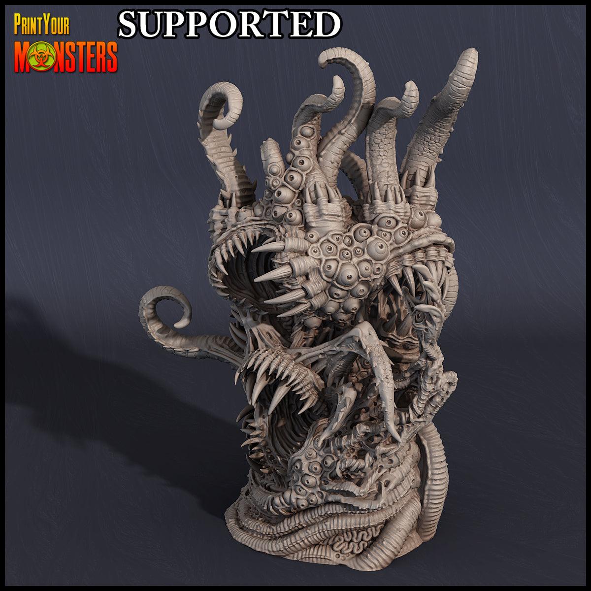 3D Printed Print Your Monsters Giant Chaos Beast Chaos Creature Pack  28mm - 32mm D&D Wargaming - 3D Printing Boss 