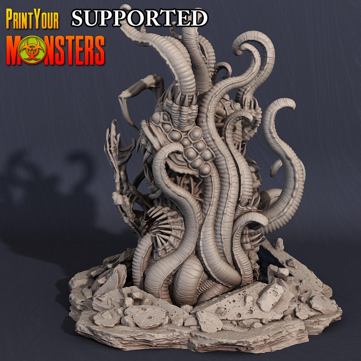 3D Printed Print Your Monsters Giant Chaos Beast Chaos Creature Pack  28mm - 32mm D&D Wargaming - 3D Printing Boss 