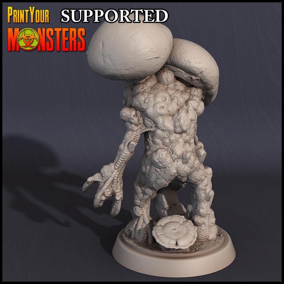 3D Printed Print Your Monsters Grotto Fungi Warriors Nightmare Grotto Fungi 28mm - 32mm D&D Wargaming - 3D Printing Boss 