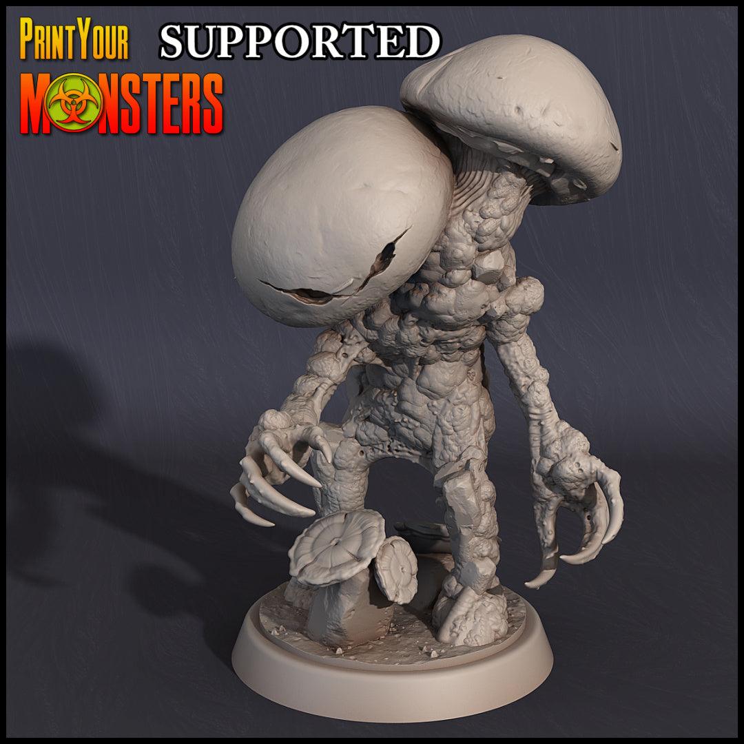3D Printed Print Your Monsters Grotto Fungi Warriors Nightmare Grotto Fungi 28mm - 32mm D&D Wargaming - 3D Printing Boss 