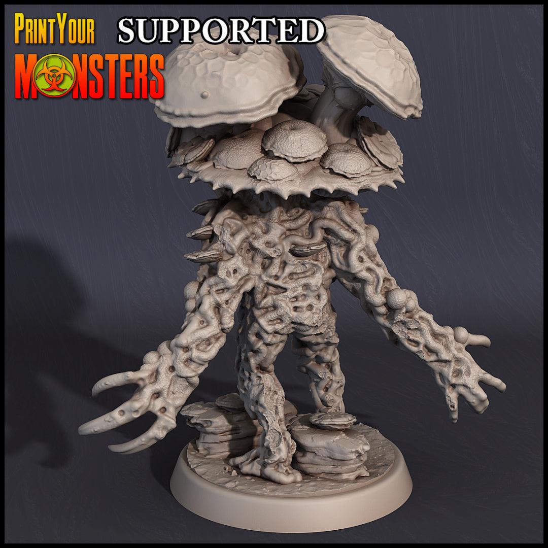 3D Printed Print Your Monsters Grotto Fungi Warriors Nightmare Grotto Fungi 28mm - 32mm D&D Wargaming - 3D Printing Boss 