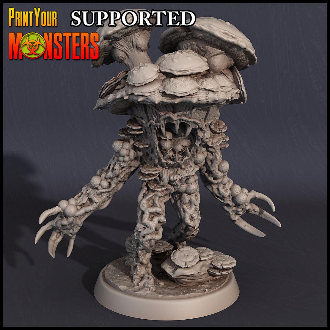 3D Printed Print Your Monsters Grotto Fungi Warriors Nightmare Grotto Fungi 28mm - 32mm D&D Wargaming - 3D Printing Boss 