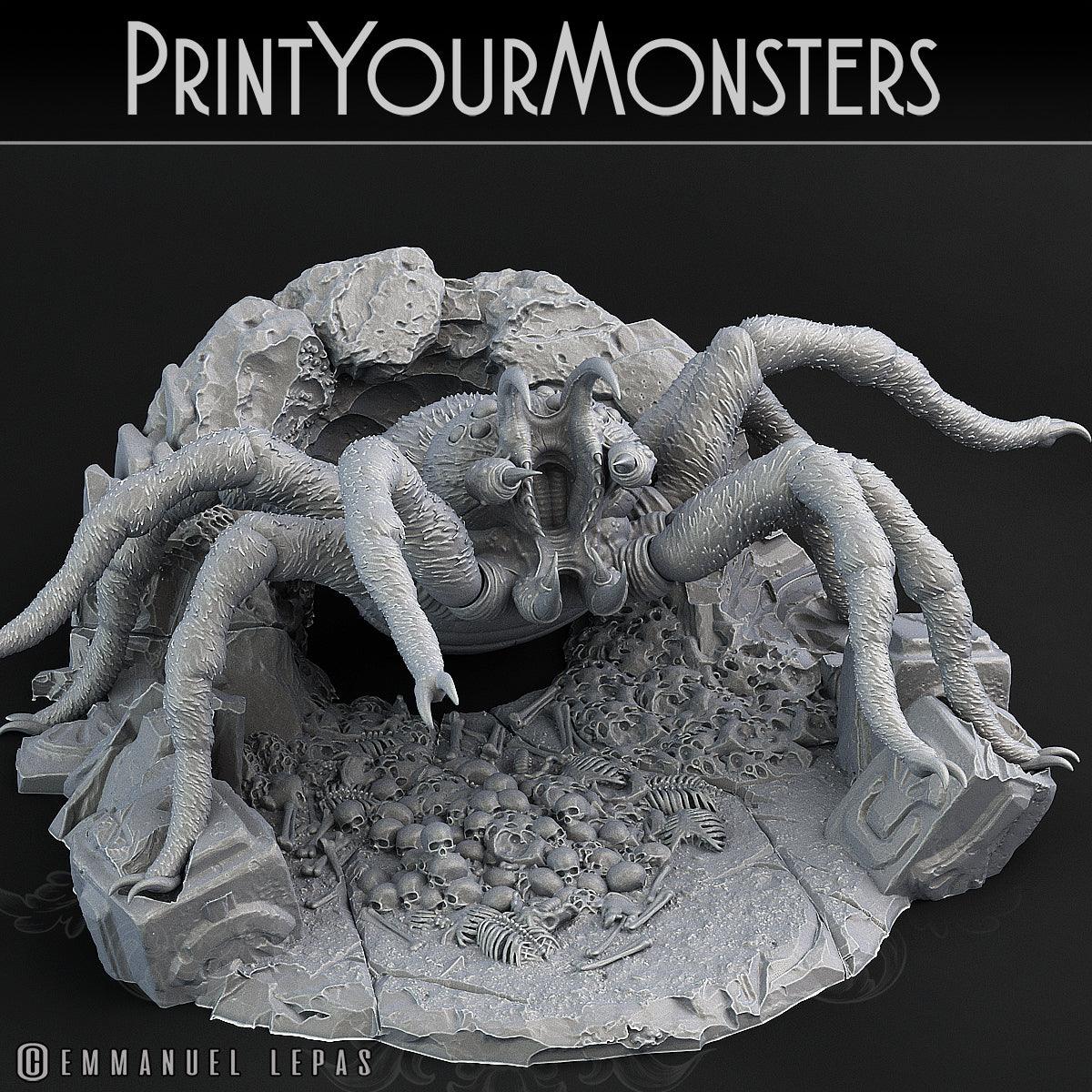 3D Printed Print Your Monsters Hollowhaunt Tarantula Spider 28mm - 32mm D&D Wargaming - 3D Printing Boss 