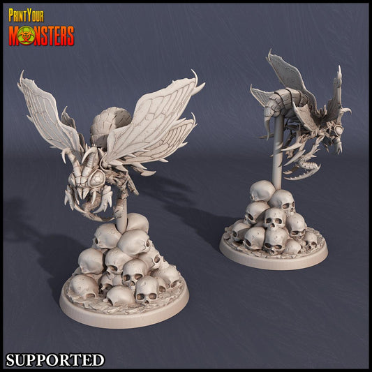 3D Printed Print Your Monsters Infernal Bee Set The Infernal Hive 28mm - 32mm D&D Wargaming - 3D Printing Boss 