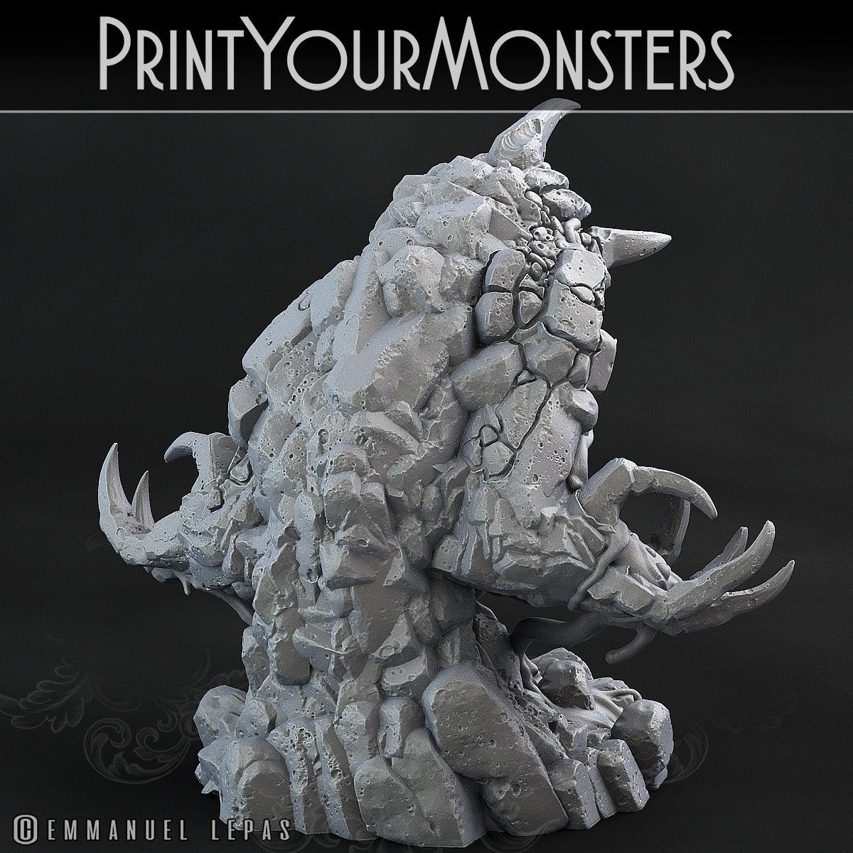 3D Printed Print Your Monsters Infernal Magma Elementals 28mm - 32mm D&D Wargaming - 3D Printing Boss 