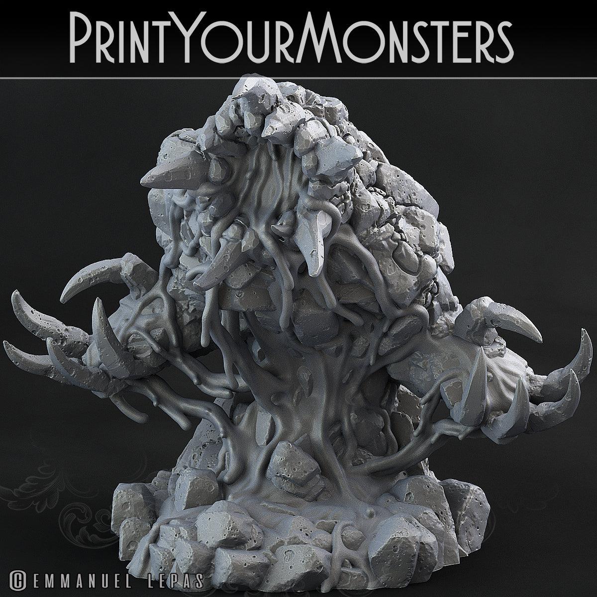 3D Printed Print Your Monsters Infernal Magma Elementals 28mm - 32mm D&D Wargaming - 3D Printing Boss 