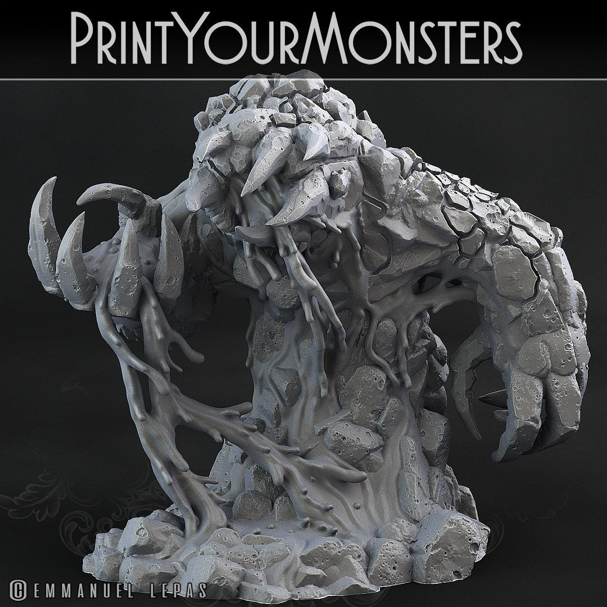 3D Printed Print Your Monsters Infernal Magma Elementals 28mm - 32mm D&D Wargaming - 3D Printing Boss 