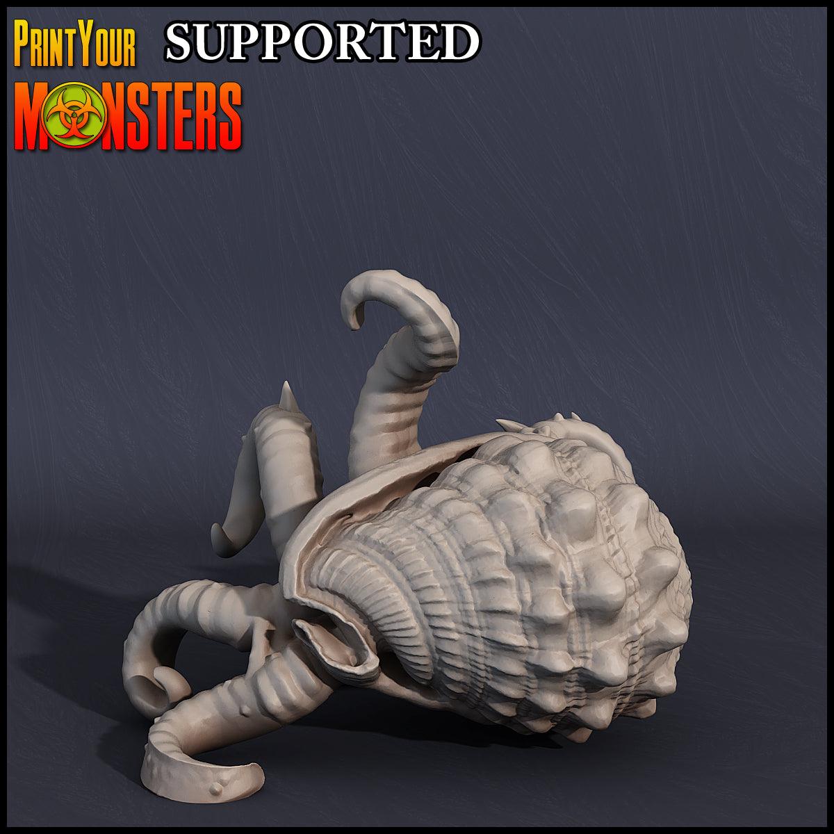 3D Printed Print Your Monsters Kraken Hatchling Dark Water Sanctum 28mm - 32mm D&D Wargaming - 3D Printing Boss 