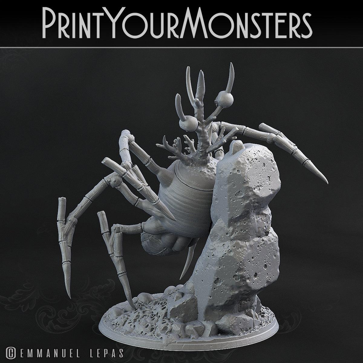 3D Printed Print Your Monsters Leaftongue Tarantulas Carniflora Jungle Predators 28mm - 32mm D&D Wargaming - 3D Printing Boss 