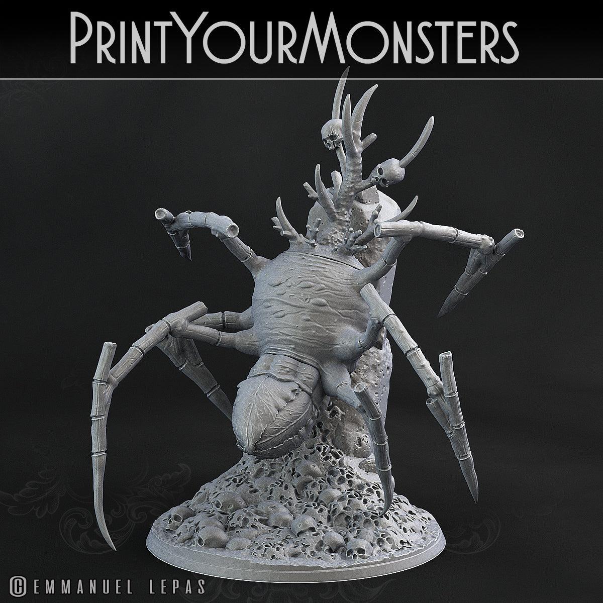 3D Printed Print Your Monsters Leaftongue Tarantulas Carniflora Jungle Predators 28mm - 32mm D&D Wargaming - 3D Printing Boss 