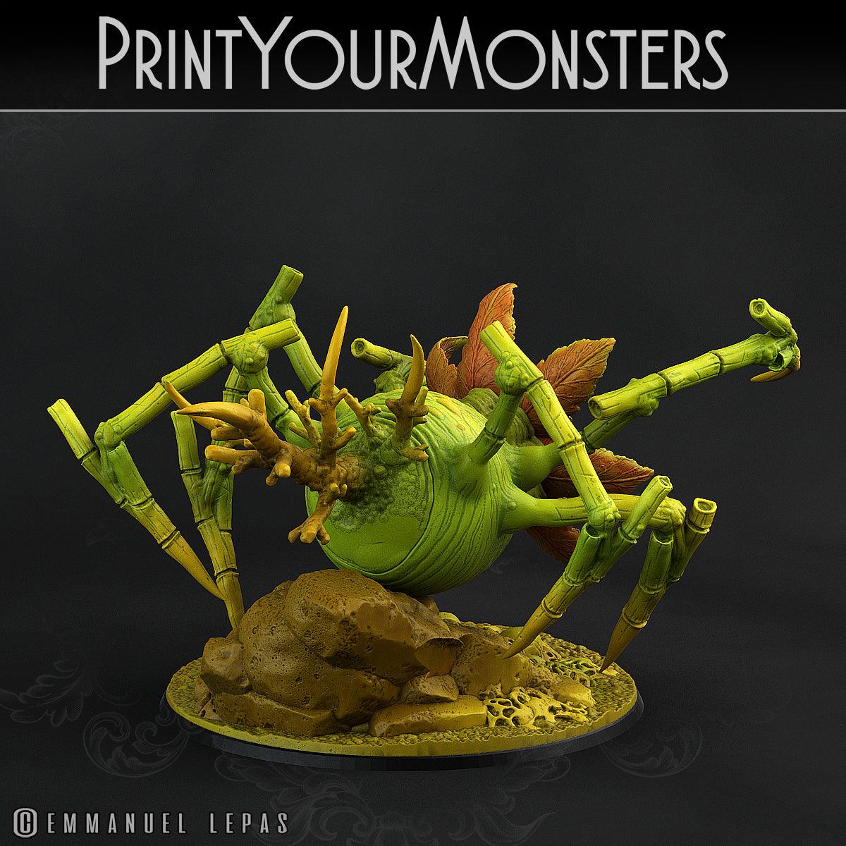 3D Printed Print Your Monsters Leaftongue Tarantulas Carniflora Jungle Predators 28mm - 32mm D&D Wargaming - 3D Printing Boss 