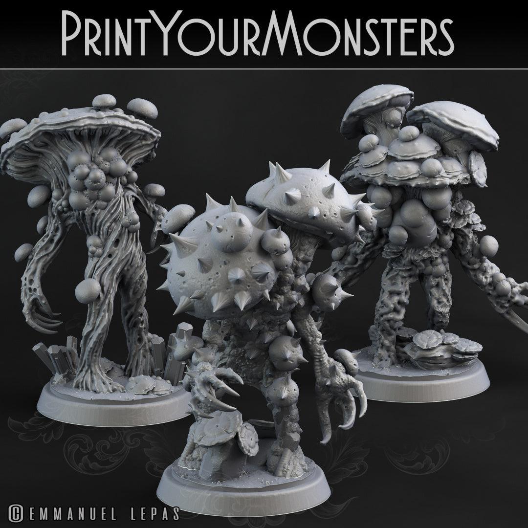 3D Printed Print Your Monsters Nightmare Fungi Nightmare Grotto Fungi 28mm - 32mm D&D Wargaming - 3D Printing Boss 