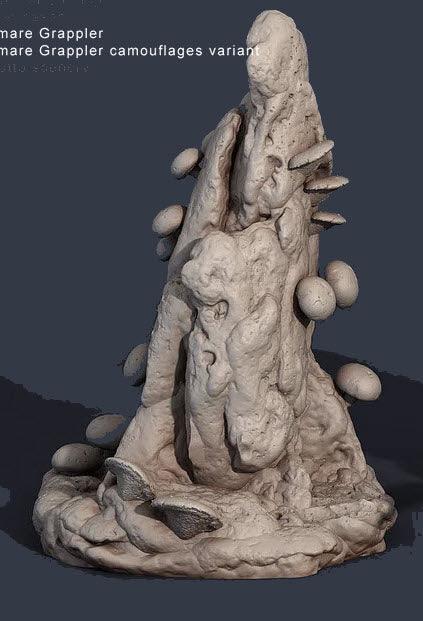 3D Printed Print Your Monsters Nightmare Grappler Fungi Nightmare Grotto Fungi 28mm - 32mm D&D Wargaming - 3D Printing Boss 