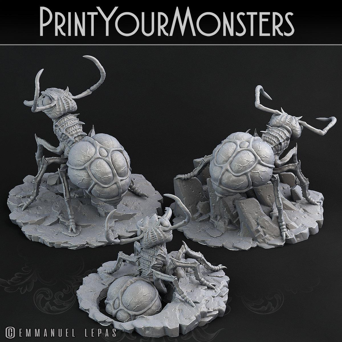 3D Printed Print Your Monsters Poisonous Ants Total Insects 28mm - 32mm D&D Wargaming - 3D Printing Boss 