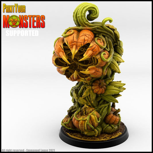 3D Printed Print Your Monsters Pumpkin Plant Pumpkins Attack Pack 28mm - 32mm D&D Wargaming - 3D Printing Boss 