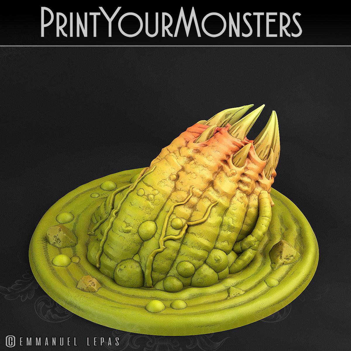 3D Printed Print Your Monsters Swamp Worms Total Worms 2 Set 28mm - 32mm D&D Wargaming - 3D Printing Boss 