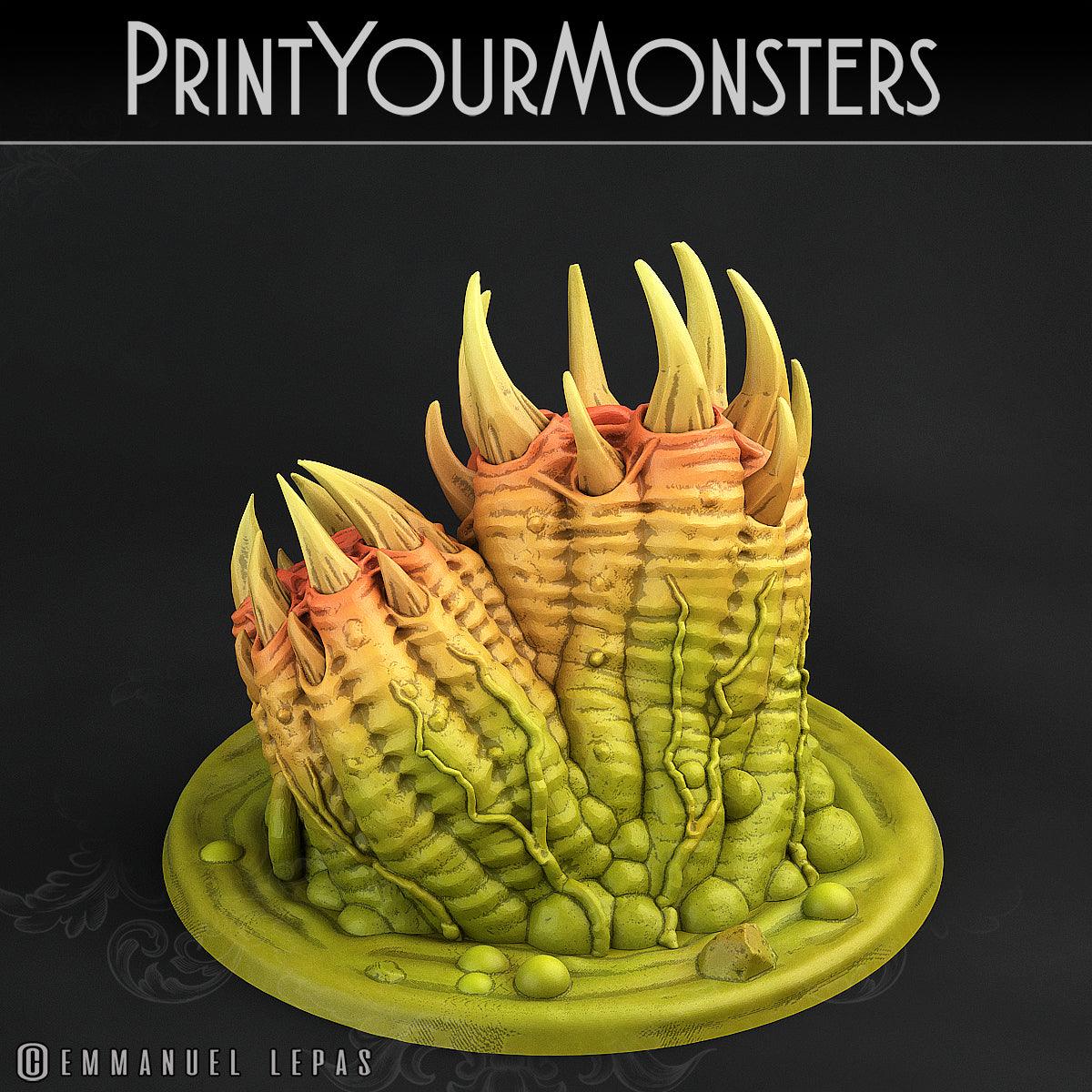 3D Printed Print Your Monsters Swamp Worms Total Worms 2 Set 28mm - 32mm D&D Wargaming - 3D Printing Boss 
