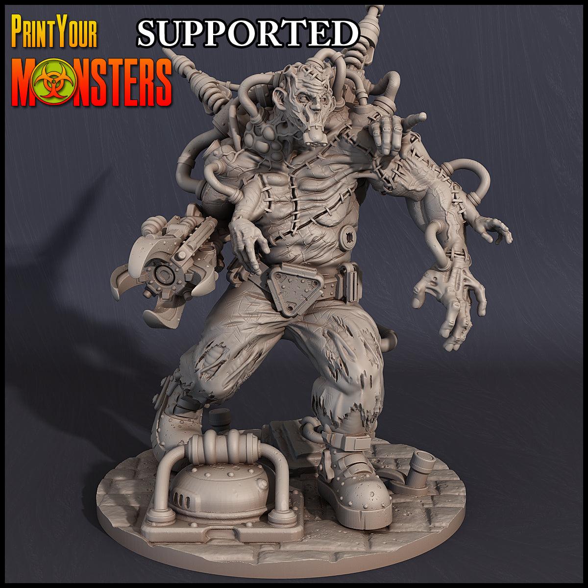 3D Printed Print Your Monsters The Abomination Horrifying Laboratory Pack 28mm - 32mm D&D Wargaming - 3D Printing Boss 