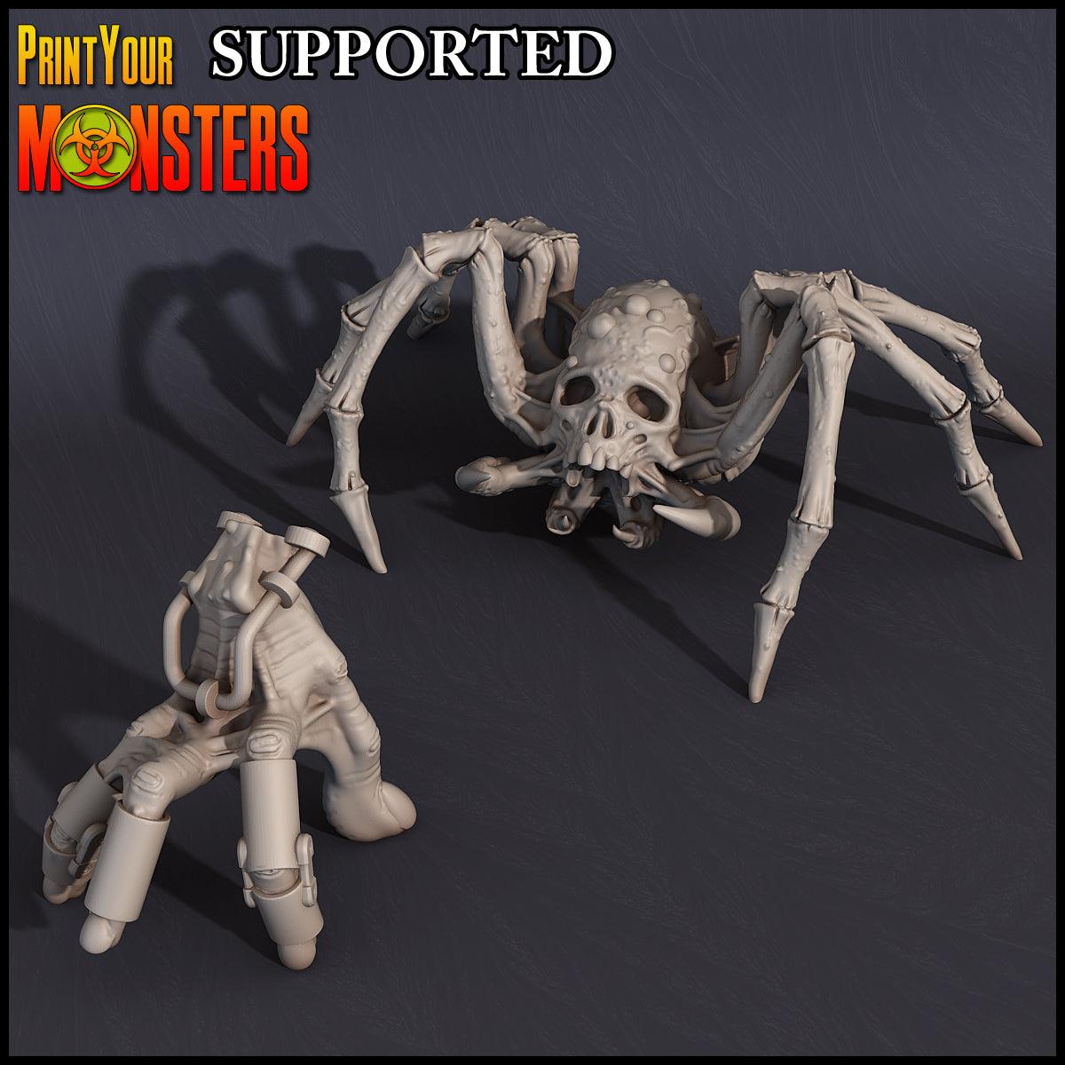 3D Printed Print Your Monsters The Spider Horrifying Laboratory Pack 28mm - 32mm D&D Wargaming - 3D Printing Boss 