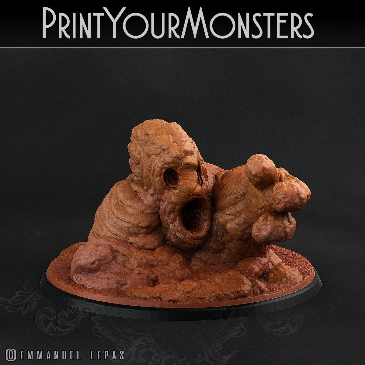 3D Printed Print Your Monsters Total Golems Set 28mm - 32mm D&D Wargaming - 3D Printing Boss 