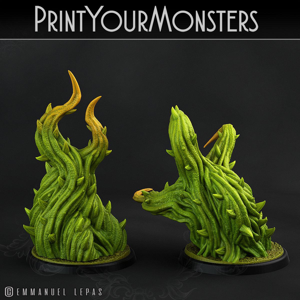 3D Printed Print Your Monsters Whipfang Vines Carniflora Jungle Predators 28mm - 32mm D&D Wargaming - 3D Printing Boss 