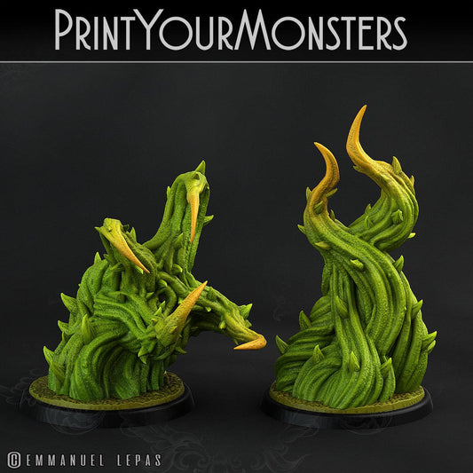 3D Printed Print Your Monsters Whipfang Vines Carniflora Jungle Predators 28mm - 32mm D&D Wargaming - 3D Printing Boss 