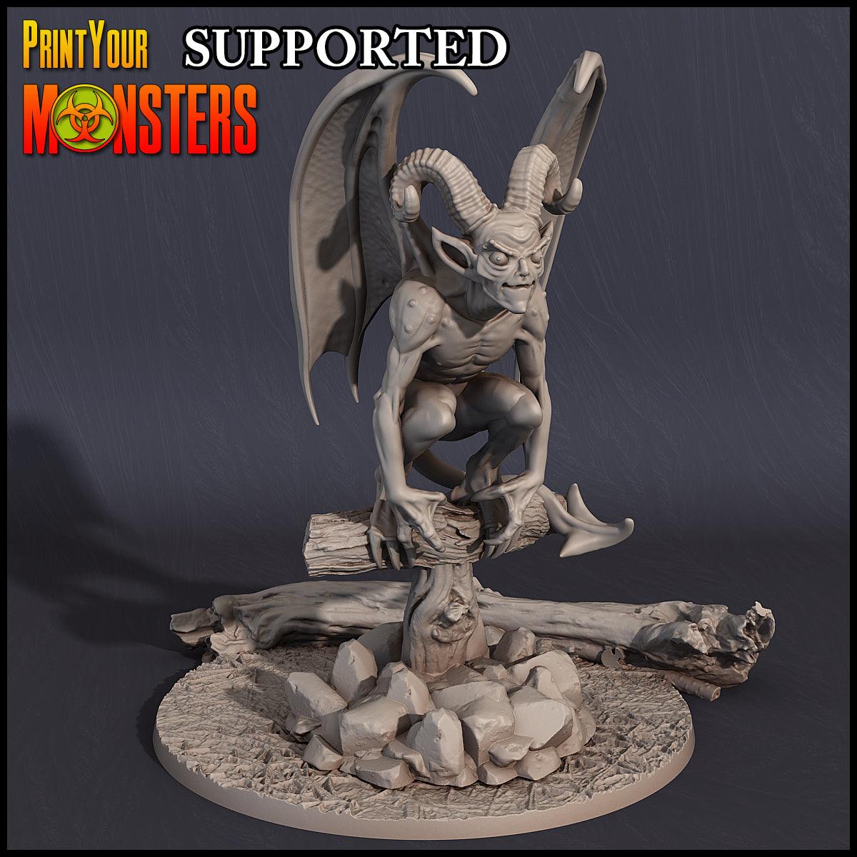 3D Printed Print Your Monsters Witch Demon Witches Pack 28mm - 32mm D&D Wargaming - 3D Printing Boss 