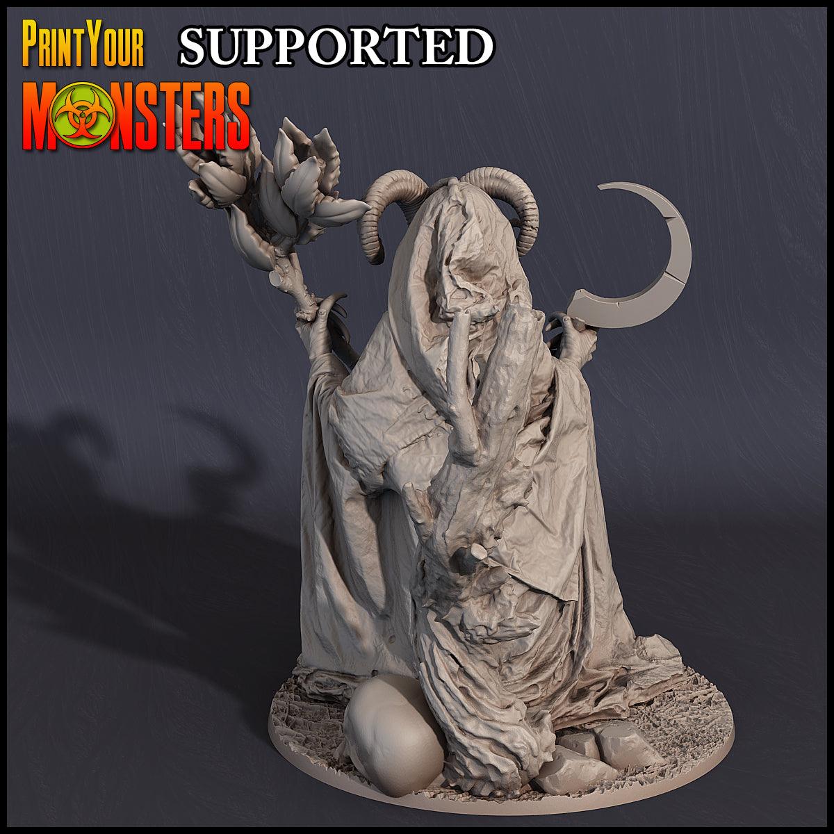 3D Printed Print Your Monsters Witches Pack Set 28mm - 32mm D&D Wargaming - 3D Printing Boss 