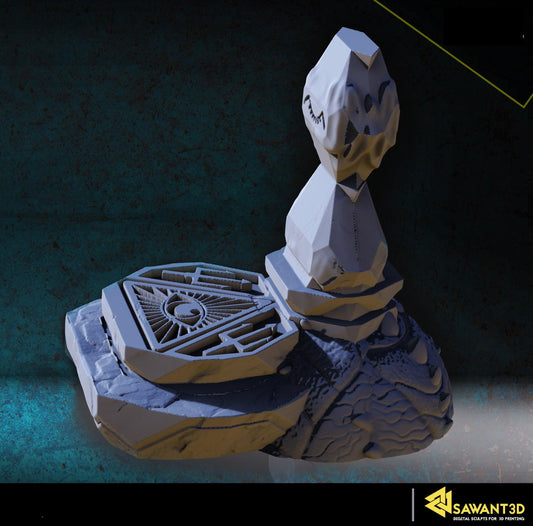 3D Printed SAWANT3D Altar of Neptune 28 32mm Ragnarok d&d - 3D Printing Boss 