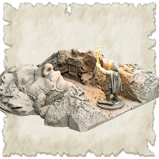 3D Printed SAWANT3D Secret Hidden Path 28 32mm Ragnarok d&d - 3D Printing Boss 