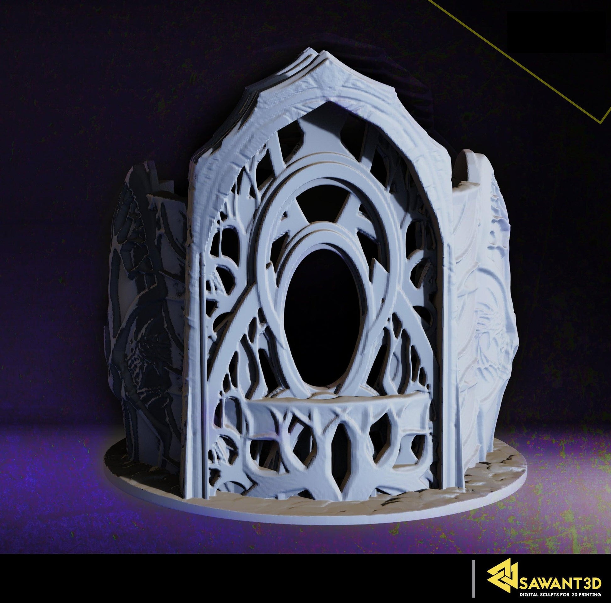 3D Printed SAWANT3D Wood Elf Archer Position 28 32mm Ragnarok d&d - 3D Printing Boss 