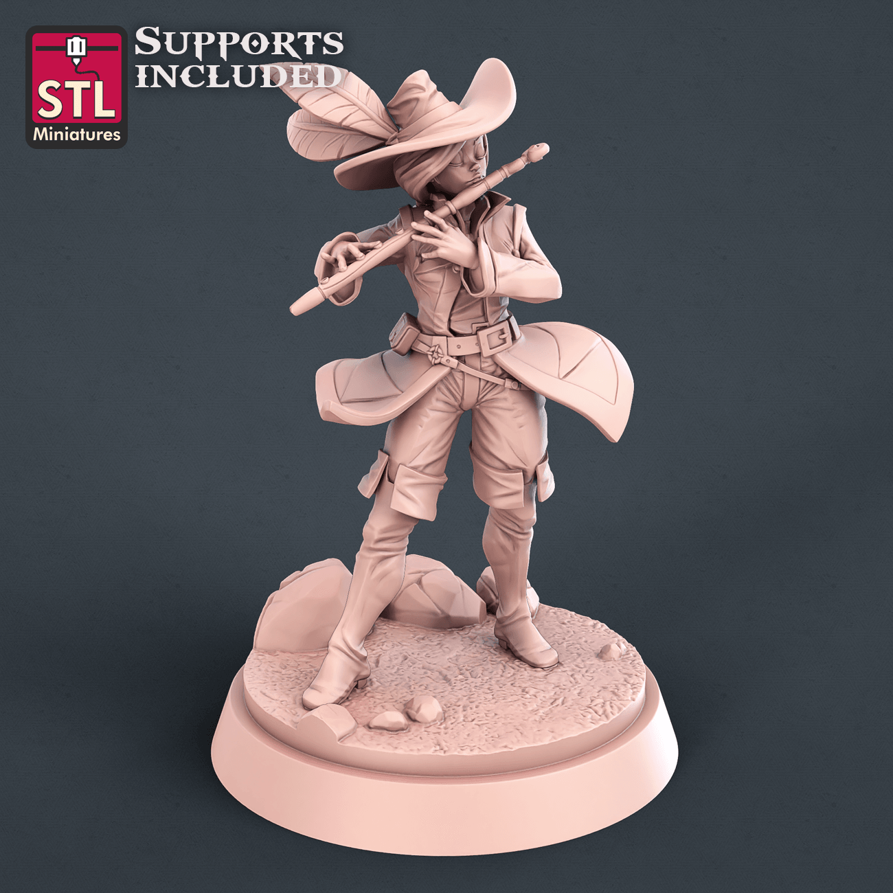3D Printed STL Miniatures Carnival Set 28mm - 32mm War Gaming D&D - 3D Printing Boss 