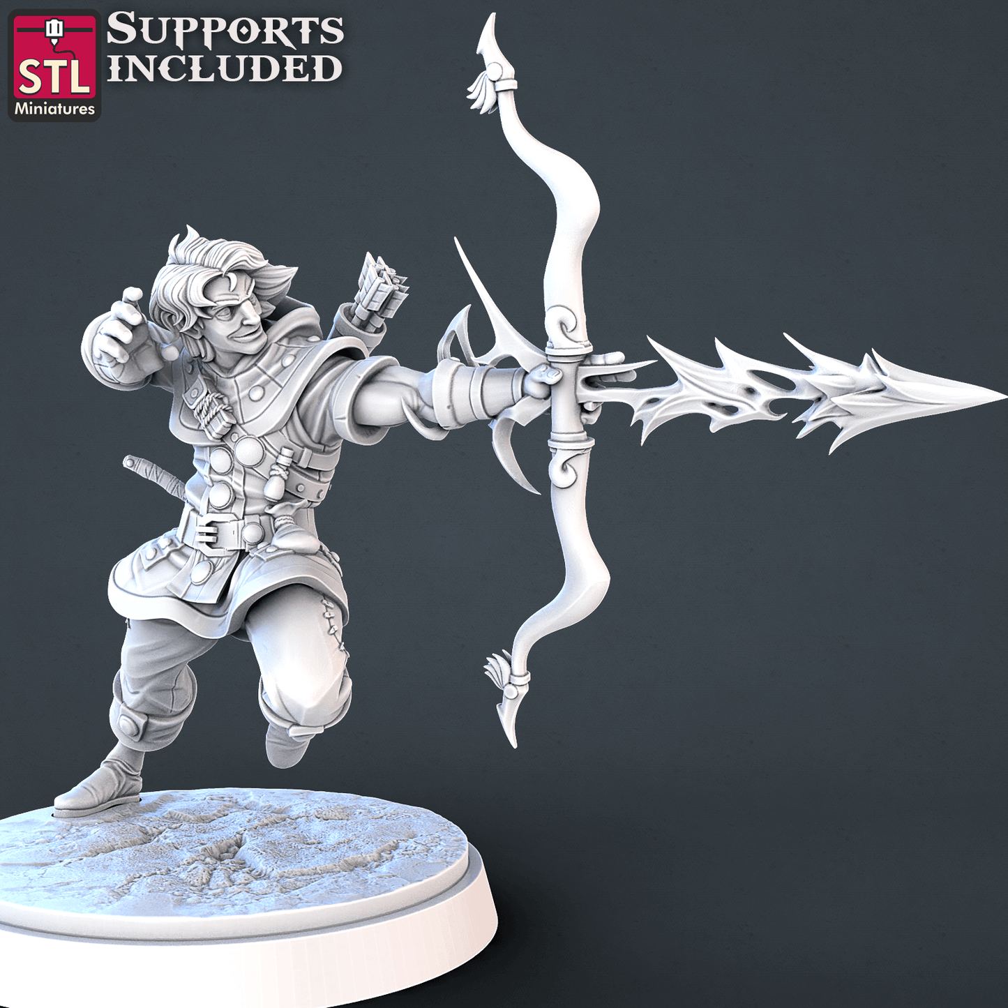 3D Printed STL Miniatures DnD Tribute Set 28mm - 32mm War Gaming D&D - 3D Printing Boss 