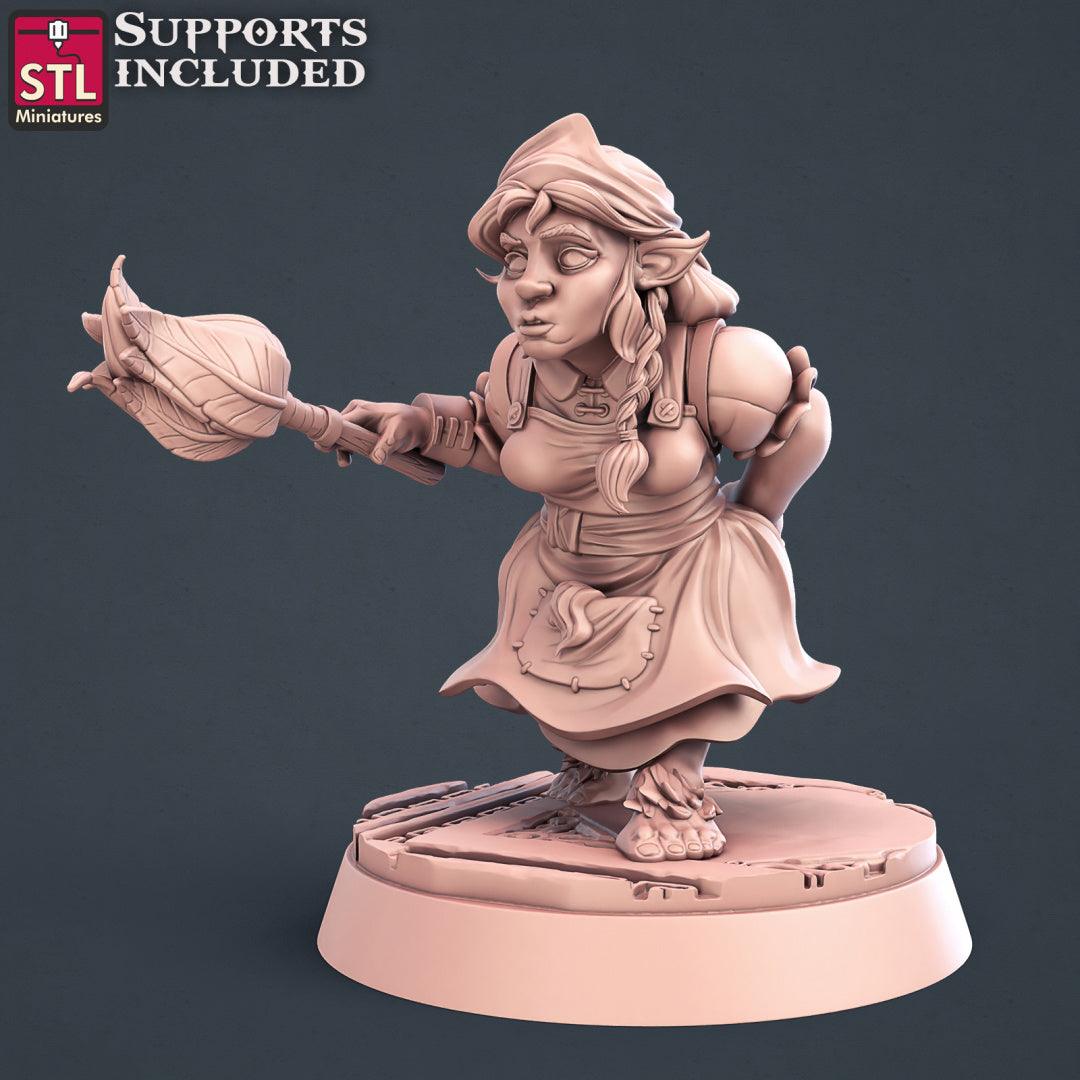 3D Printed STL Miniatures Guild Masters Set 28mm - 32mm War Gaming D&D - 3D Printing Boss 