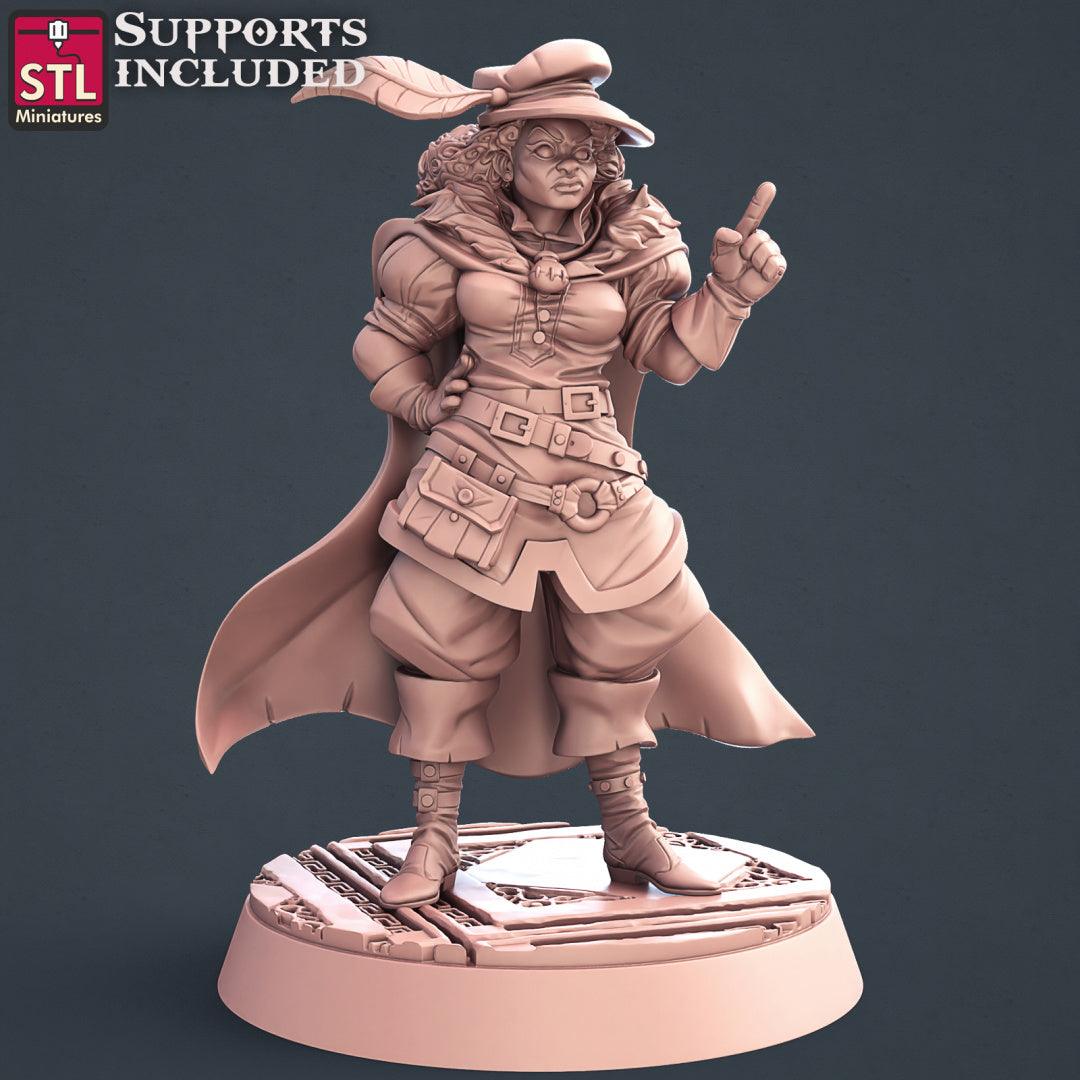 3D Printed STL Miniatures Guild Masters Set 28mm - 32mm War Gaming D&D - 3D Printing Boss 