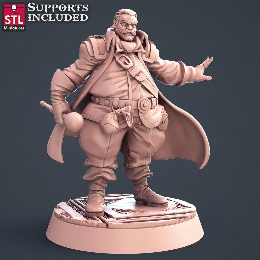 3D Printed STL Miniatures Guild Masters Set 28mm - 32mm War Gaming D&D - 3D Printing Boss 
