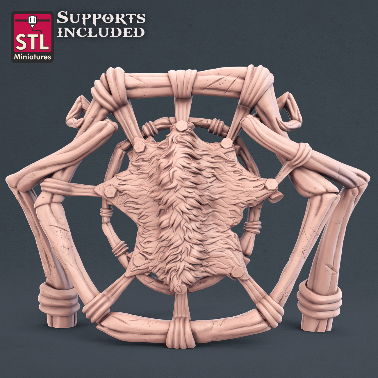 3D Printed STL Miniatures Leather Worker Set 28mm - 32mm War Gaming D&D - 3D Printing Boss 