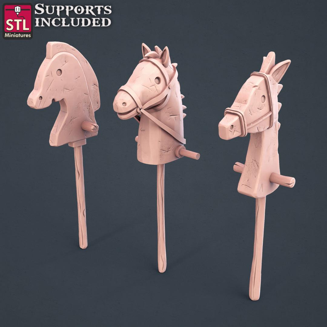 3D Printed STL Miniatures Townsfolks Vol 1 Set Fantasy NPC 2 | 28 - 32mm War Gaming D&D - 3D Printing Boss 