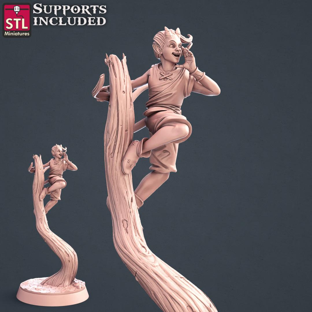3D Printed STL Miniatures Townsfolks Vol 1 Set Fantasy NPC 2 | 28 - 32mm War Gaming D&D - 3D Printing Boss 