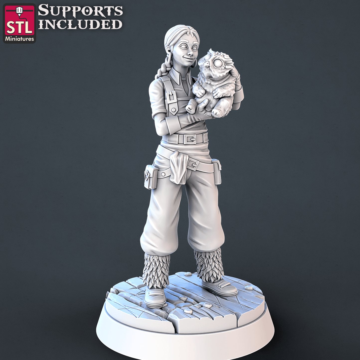 3D Printed STL Miniatures Veterinarian Set | 28 - 32mm War Gaming D&D - 3D Printing Boss 