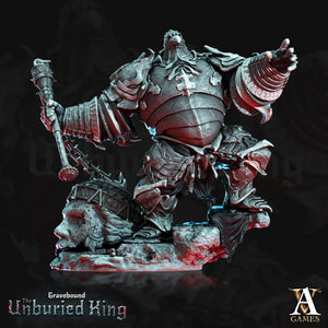 3D Printed Archvillain Games Arma Tenebris - Gravebound The Unburied King 28 32mm D&D - Charming Terrain