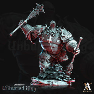 3D Printed Archvillain Games Arma Tenebris - Gravebound The Unburied King 28 32mm D&D - Charming Terrain