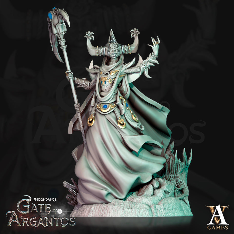 3D Printed Archvillain Games Mages of the Crescent Moondance - Gate to Argantos 28 32mm D&D - Charming Terrain