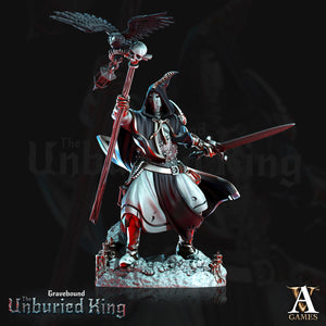 3D Printed Archvillain Games Morituri - Gravebound The Unburied King 28 32mm D&D - Charming Terrain